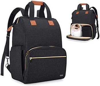 Teamoy Breast Pump Bag Compatible with Spectra S1,S2, Medela and Cooler Bag, Convertible Breast Pump Tote and Backpack with Laptop Sleeve for Working Moms, Black