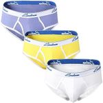 HOOFESAN Mens Trunk Underwear With Fly Low Rise Boxer Briefs for Men Comfort Moisture-Wicking fly Pouch 4 Pack (US, Alpha, XX-Large, Regular, Regular, 3pcs)