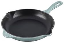 Le Creuset Classic Cast Iron Handle Skillet, 9", Sea Salt