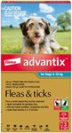 Advantix Fleas, Ticks & Biting Insects for Dogs 4 - 10kg - 3 Pack