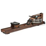 WaterRower Walnut Rowing Machine with S4 Monitor | USA Made Water Rower | Original Handcrafted Erg Machine for Home Use & Gym | Best Warranty