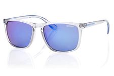 Superdry SDS SHOCKWAVE Sunglasses 153 Crystal Blue/Blue Mirror