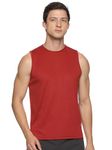 DOMIN8 100% Polyester Sleeveless Basketball Sports Gym tank top men| Breathable Moisture Wicking Anti Odor sleeveless t shirt for men| Running Workout| vest for men tshirt for men baniyan for men