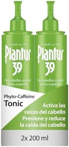 Plantur 39 Phyto Caffeine Tonic 2x200ml I Tonico previene y reduce la pérdida de cabello | Apoye el crecimiento del cabello y el engrosamiento del cabello