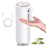 Automatic Liquid Soap Dispenser, 10oz/300ml Soap Dispenser Touchless Hand Sanitizer Dispenser Type-C Rechargeable Sensor Liquid Soap Pump Dispenser for Bathroom Kitchen Dish Soap