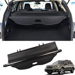 Marretoo for Subaru Outback Cargo Cover 2015 2016 2017 2018 2019 for Subaru Outback Accessories Black Retractable Trunk Cover Security Shield Shade(Power Rear gate)