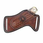 Tourbn Leather Knife Sheath for Belt Pocket Folding Knife Holder Compact Draw Knifes Carrier EDC Tools Holster