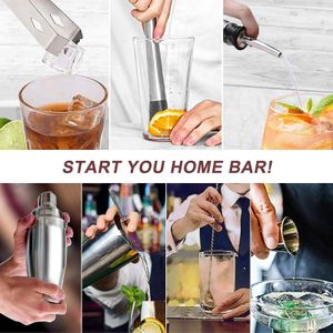 Stainless Steel Cocktail Shaker Set, 750ml – Bartender Mixing Kit