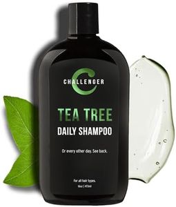 (1 Bottle - 470ml) - New Tea Tree Shampoo by Challenger - 470ml - Premium Ingredients - Argan Oil, Biotin, Keratin, Vitamin C, Vitamin D, Protein, & No Sulphates or Artificial Colours. (2-3 Month Supply)