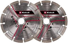 Original Einhell 150 mm Diamond Cutting Disc Kit for Grooving Machine (Diameter 150 mm, 2 Units, 22.23 mm Centre Bore for TE-MA 1700 Einhell Grooving)