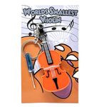 Munnygrubbers - Original World's Smallest Violin Toy Keychain with Playable Sad Music - Mini Tiny Violin Keychain with Sound - Meme - Novelty - Funny - Joke - Gift - (WSV-V1-1P)