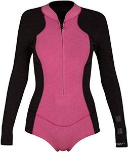 Hurley Womens Advantage Plus Neoprene Spring Suit Wetsuit, Solar Red, 10