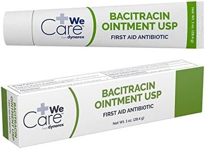 Dynarex Bacitracin Topical Ointment USP - Wound Care Supplies for Minor Cuts, Scrapes & Burns - Helps Keep Wounds Clean, Supports Quick Recovery - 1 oz. Tube, 1 Count