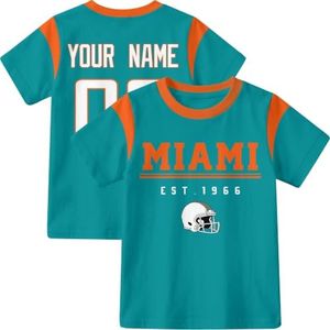 INAOO Miami T-Shirt for Kids Clothes Short Sleeve Custom Gifts