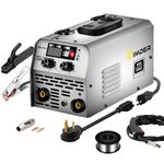 SSIMDER MIG Welder 140Amp 110V 220v Dual Voltage MIG Welding Machine Gasless Flux Core Welder IGBT Inverter MIG ARC 2 in 1 Wire Welder