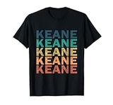 Keane - Vintage Retro Keane Name T-