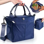 KARRICO Sport Lunch Bag - Blue Premium Insulated & Leakproof Lunch Bag, BPA-Free & Odor Resistant - Ideal for Christmas Gifting, Holiday Travel & On-the-Go Meals