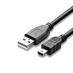 Adhiper UC-E4 Power Cable Replacement USB Cable Data Synchronization Cable Compatible with Nikon D300 D3100 D3100S D3X D40 D40X D50 D60 D70 D100 D700 D40X D300s Digital SLR Camera（1.5M/Black）