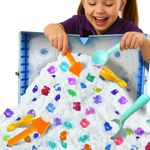 GushySnow Sensory bin Creativity Fake Snow Treasure Gem Hunt Set Box Package Great Gift for Girl boy Kid Children 6+ Years Old