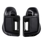 TCMT Black Denim Vented Lower Fairings Speaker Pods Fit For Harley Touring CVO Street Glide FLHXSE 2014-2020