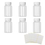 NUDFSY 11Pcs Pill Bottle, 80ml Medicine Bottles, Compact and Convenient Pill Bottles, Pill Pots Applicable To/Lotion/Liquid/Powder/Small Sample/Jewelry/Family/Travel/Camping