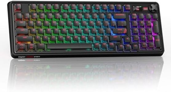wegear PIXIU 98 Mechanical Gaming Keyboard, Cherry MX2A Red Switches