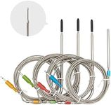 Inkbird Replacement Colored Probe 4-Pack Kit Only Compatible with IBT-4XS/IBT-6XS Meat Thermometer, Ultra Accurate & Fast Up to 572°F/300°C （Only for IBT-4XS/IBT-6XS Thermometer）