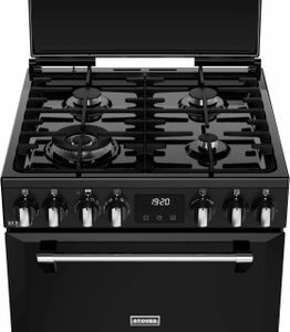 Stoves Richmond 60cm Dual Fuel Cooker – Black Freestanding Oven