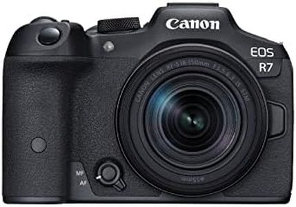 Canon EOS R7 RF-S18-150mm F3.5-6.3 is STM Lens Kit, Mirrorless Vlogging Camera, 32.5 MP Image Quality, 4K 60p Video, DIGIC X Image Processor, Dual Pixel CMOS AF, Subject Detection, Content Creators