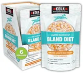 KOHA Limited Ingredient Bland Diet for Dogs, Chicken and White Rice Recipe Sensitive Stomach Wet Dog Food, Gentle Formula Easy to Digest Bland Diet Dog Food, Pack of 6