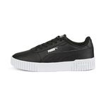 PUMA Womens Carina 2.0 Sneakers Black Black Silver 3