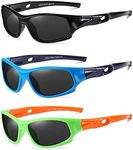 DYLB 3 Pack Flexible Kids Polarized