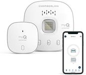 myQ Chamberlain Smart Garage Control - Wireless Garage Hub and Sensor with Wifi & Bluetooth - Smartphone Controlled, myQ-G0401-ES, White