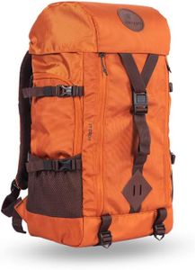 CarryPro HOBO40(Rust Orange), Functional Travel Backpack (Fits Laptop Up to 15.6 inch),Water Resistant Fabric,Travel Backpack for Women and Men(Rain Cover & Pouch Included),365 Days Warranty (40L)
