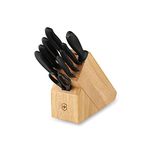 Victorinox Swiss Army Classic 10-Piece Cutlery Block Set, Black (6.7000.10US1)