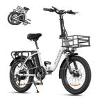 ENGWE Electric Bike 20" Folding Electric Bicycle 7-Speed Ebike for Adults, Removable 15.6Ah Battery, Up To 140km Range