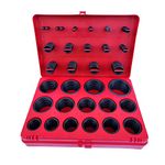 Raja Rubbers O Ring Kit inches Size (382 pieces) Rubber Nitrile Metric O Rings Box Series NBR 5A, 30 Sizes