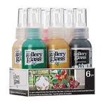 Gallery Glass, Floral Stained Kit, Glass Paint Set for DIY Arts and Crafts, Perfect for Beginners and Artists, 1 Count (Pack of 6)