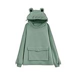 LNYSOTX Frog Hoodie Sweatshirt Zipp
