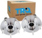 TRQ Rear Wheel Hub & Bearing Assembly Pair Set for 2014-2017 Ford Fusion / 2013-2016 Lincoln MKZ/Models with FWD Only