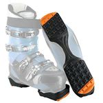 YakTrax SkiTrax Ski Boot Tracks Traction and Protection Cleats (1 Pair), X-Small, 08130, Black/Orange