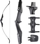 Adult Recurve Bow Can Be Used On Both Hands. The Detachable Arch Bow is Suitable for Adults, Young People, and Beginners 30/40lbs (Left Hand, Right Hand, 40lb)