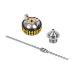 BEETRO 2.0mm Nozzle Kit Stainless Steel for HVLP Professional Gravity Feed Air Spray Gun TC0413