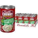 Campbell's Healthy Request Soup New England Clam Chowder, 18.8 OZ (Pack of 12)