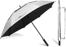 ZOMAKE Golf Umbrella 62/68 Inch - Windproof Double Canopy Golf Umbrellas With UV Protection, Automatic Open Large Golf Umbrella for Gentlemen Women