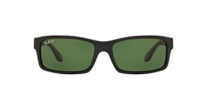 Ray-Ban RB4151-601/2P Sunglasses Black/Polar Green 59mm