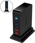 SABRENT 7 Port USB 3.0 HUB + 2 Charging Ports with 12V/4A Power Adapter [Black] (HB-U930)