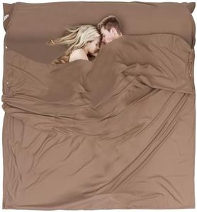 JAICOM Sleeping Bag Liner - Travel Sheet & Adult Sleep Sack, Lightweight Double Travel Sheet Camping Sheets for Backpacking, Hotels & Hostels, Outdoor