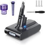 TURPOW Upgraded 7000mAh 21.6V Replacement for V7 Battery with LED Display Compatible with SV11 V7 Motorhead V7 Animal V7 Trigger V7 HEPA V7 Car+Boat V7 Absolute Handheld Vacuum Cleaners