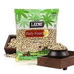 Laxmi Daily Feast White Chola 1 Kg | Chawli | Cowpeas | Lobia | Black Eyed Beans